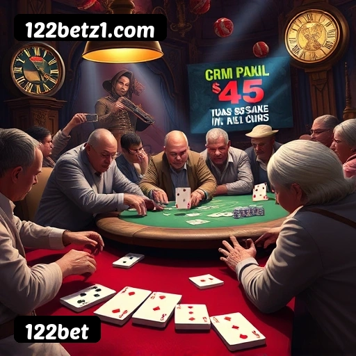 Jogos de Mesa Premium 122bet - Blackjack, Roleta, Baccarat